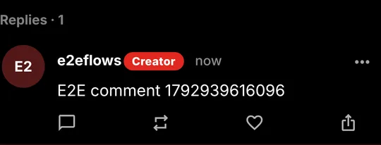A "Creator" label on replies – Now