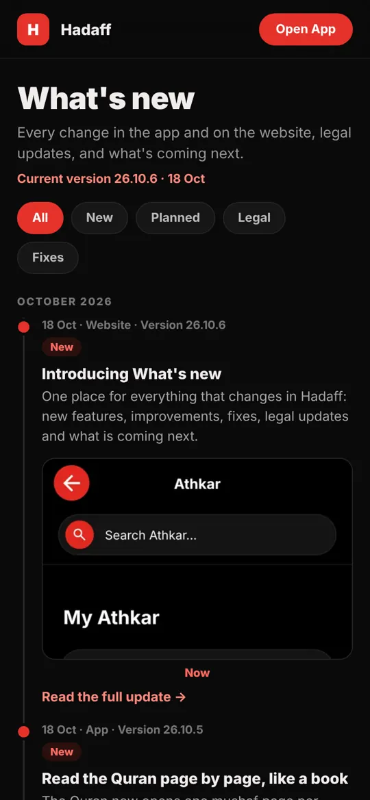 Introducing What's new – Now